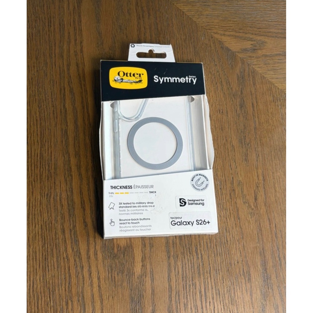 OtterBox Symmetry Series Clear Case for Samsung Galaxy S26+ Magnetic Slim Cover